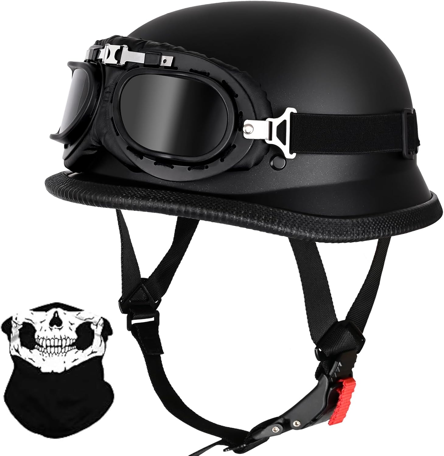 DOT Approved German Style Half Helmet by AZGAMES