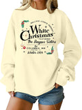MAXIMGR White Christmas Sweatshirt - Cozy Holiday Fun!