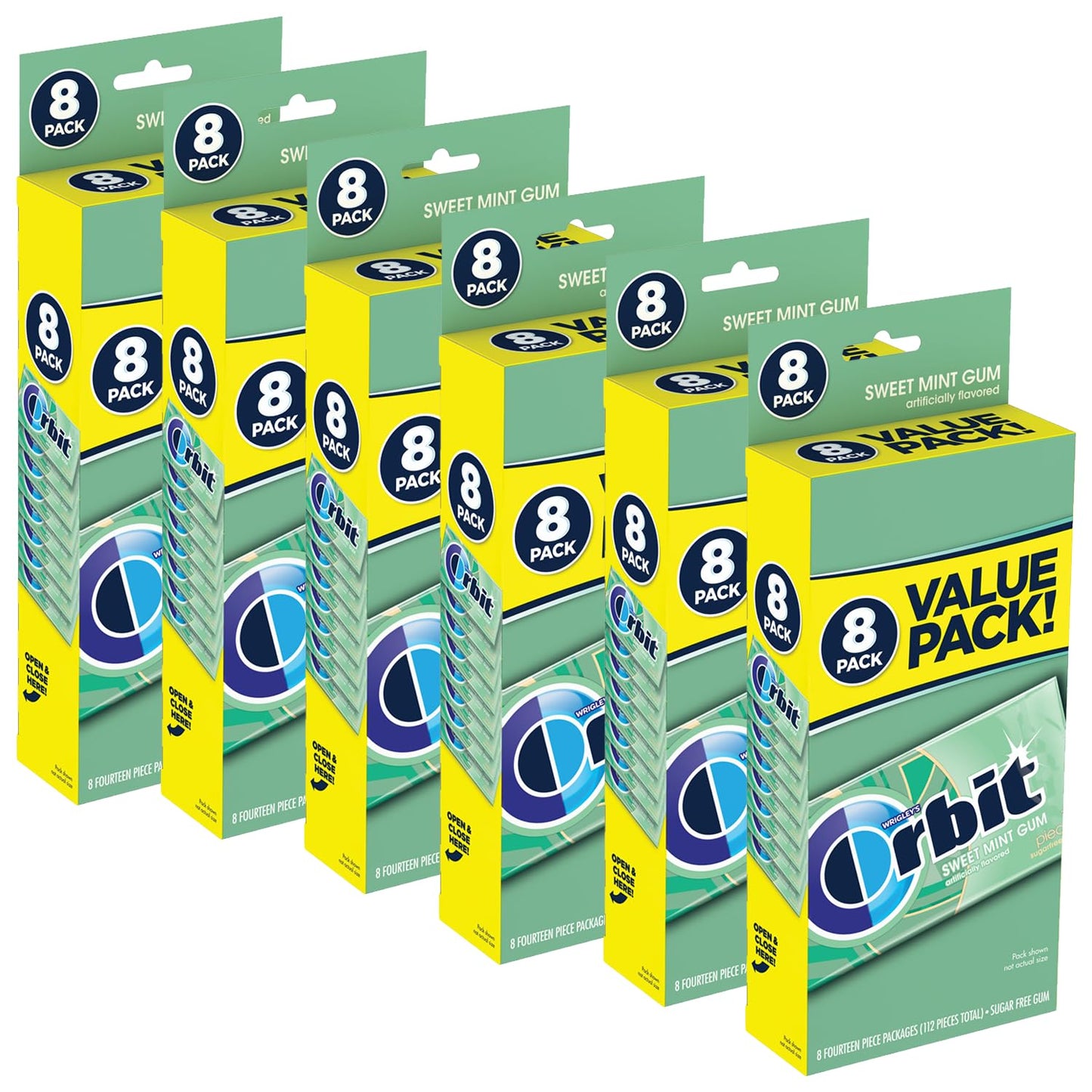 ORBIT Sweetmint Sugarfree Chewing Gum in Bulk for Freshness