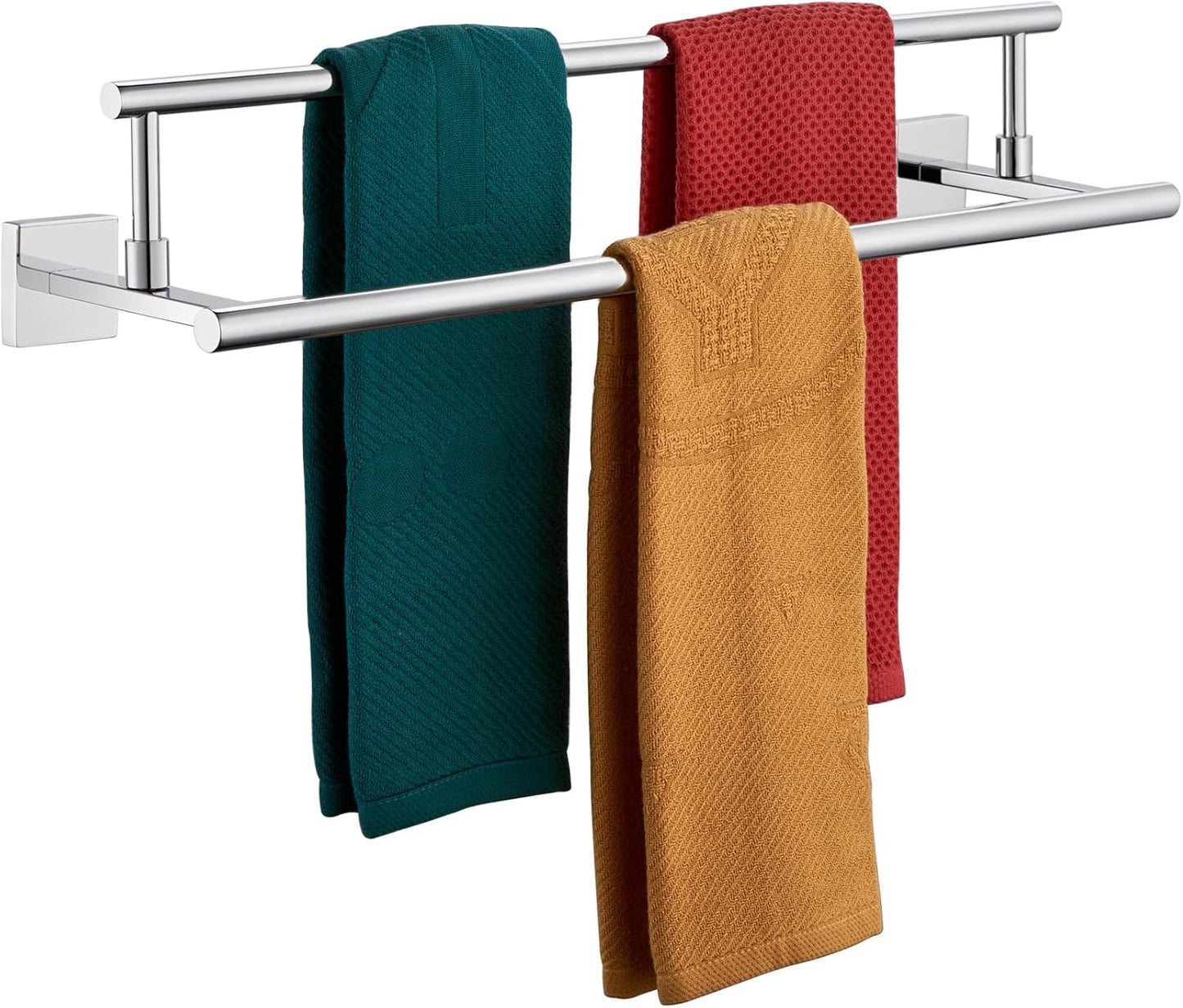 KOKOSIRI 24-Inch Double Bath Towel Bars for Modern Bathrooms
