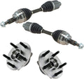 TRQ Front Drivetrain Kit CV Axle Shaft & Hub Bearing Assembly - Direct