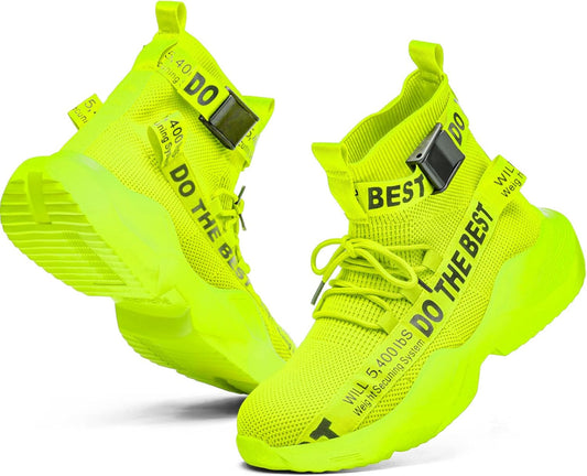 Steel Toe Work Shoes for Men and Women - Lightweight Safety Sneakers