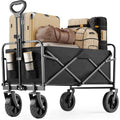 Collapsible Wagon Cart Foldable Utility Wagon - Compact, Heavy Duty