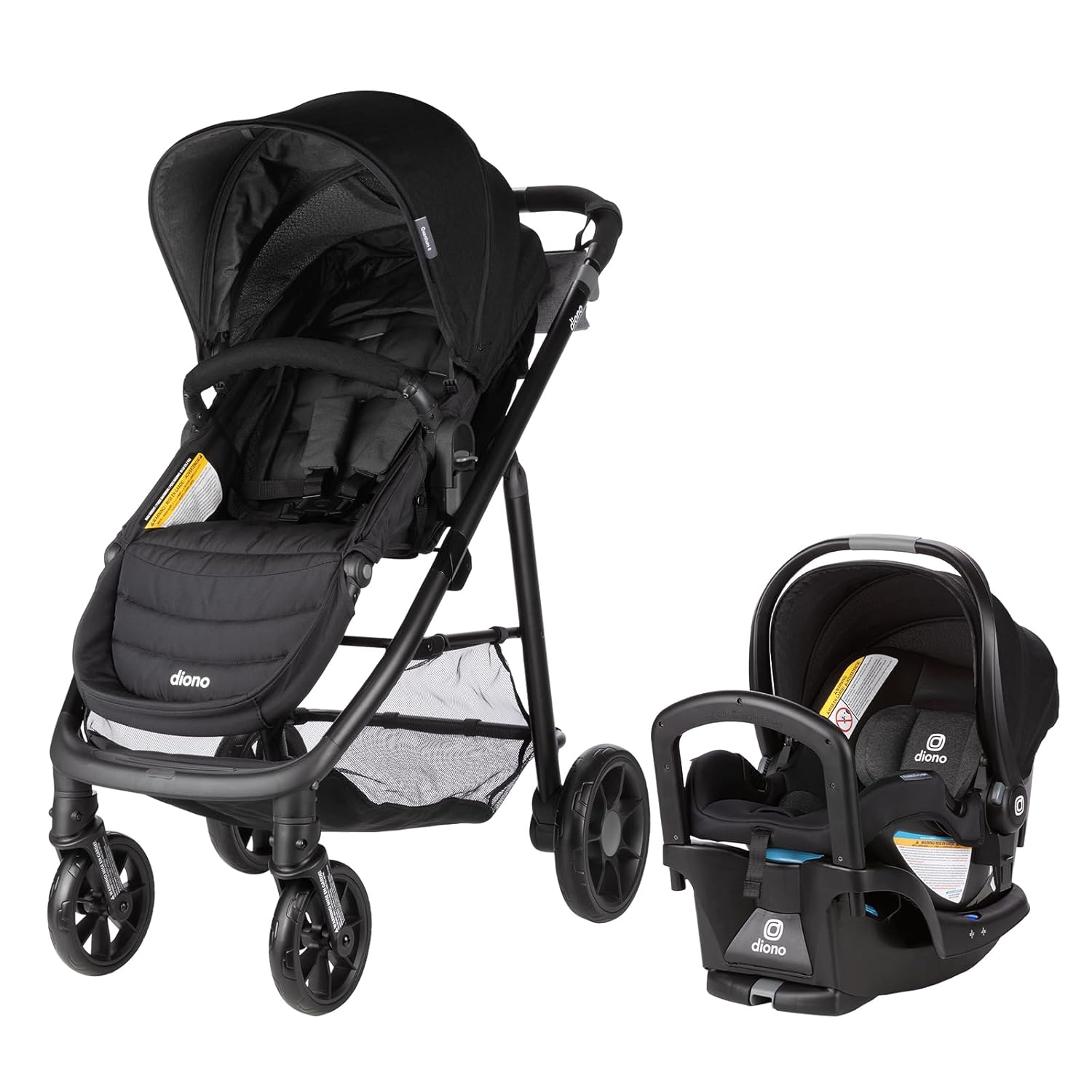 Diono Quantum 4 3-in-1 Travel System with SafePlus Infant Car Seat