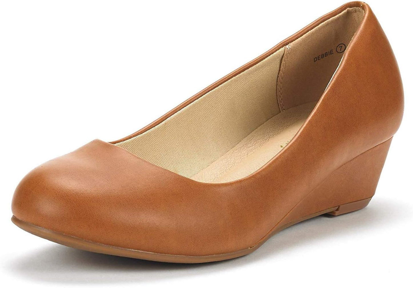 DREAM PAIRS Women's Debbie Mid Wedge Heel Pump Shoes Review