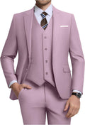Men's 3 Piece Slim Fit Suit Set - Slim Tailored Wedding & Business