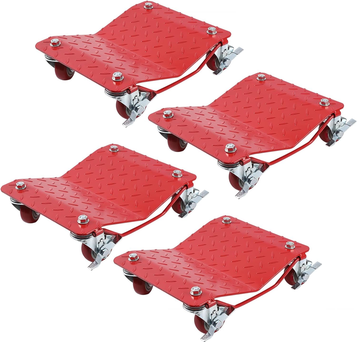 Wheel Dolly Set of 4 for Easy Car Moving and Storage