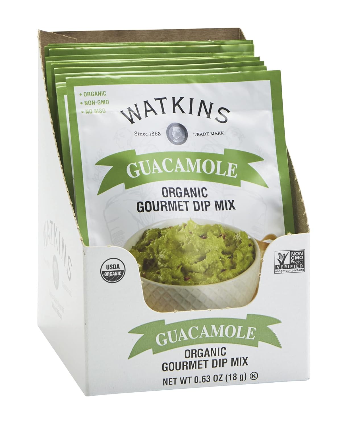 Watkins Organic Gourmet Dip Mix for Delicious Guacamole Recipes