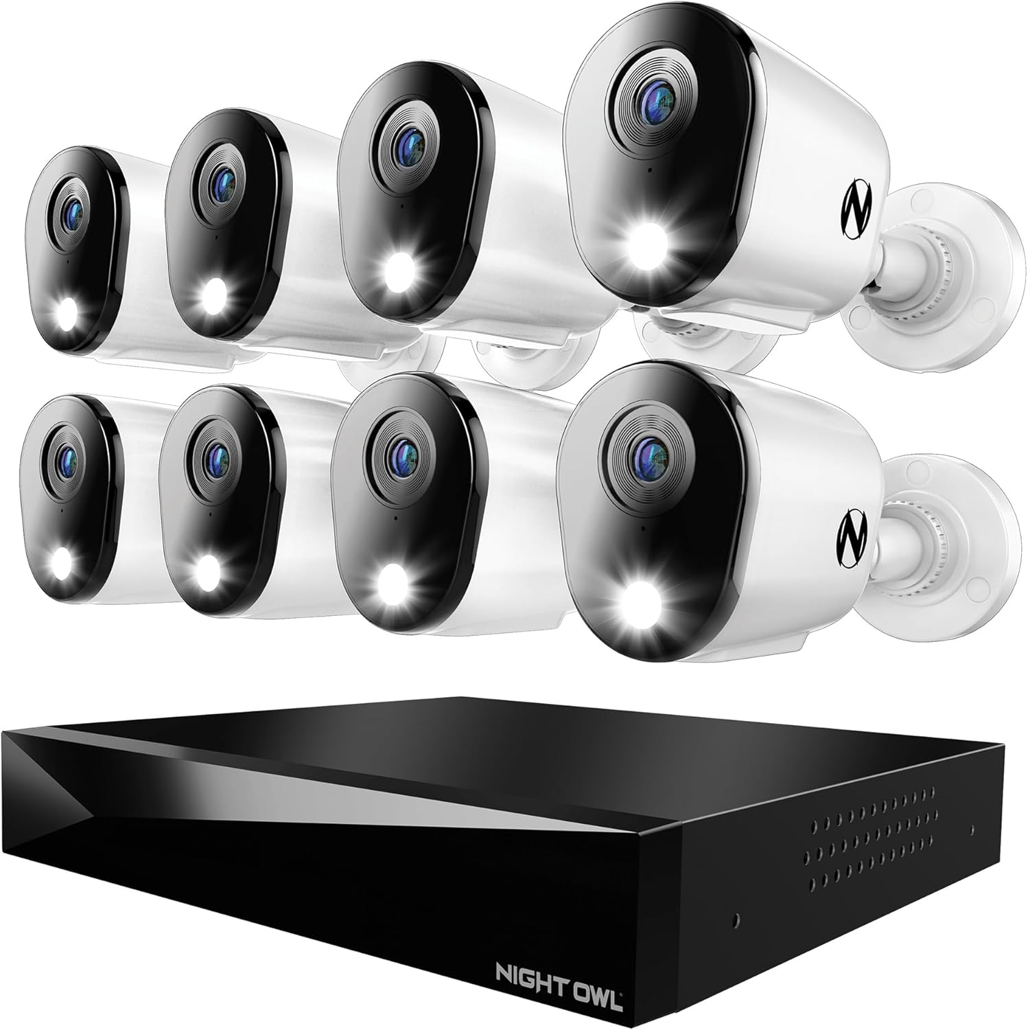 8-Camera 4K HD Night Owl Security System with 2TB Storage