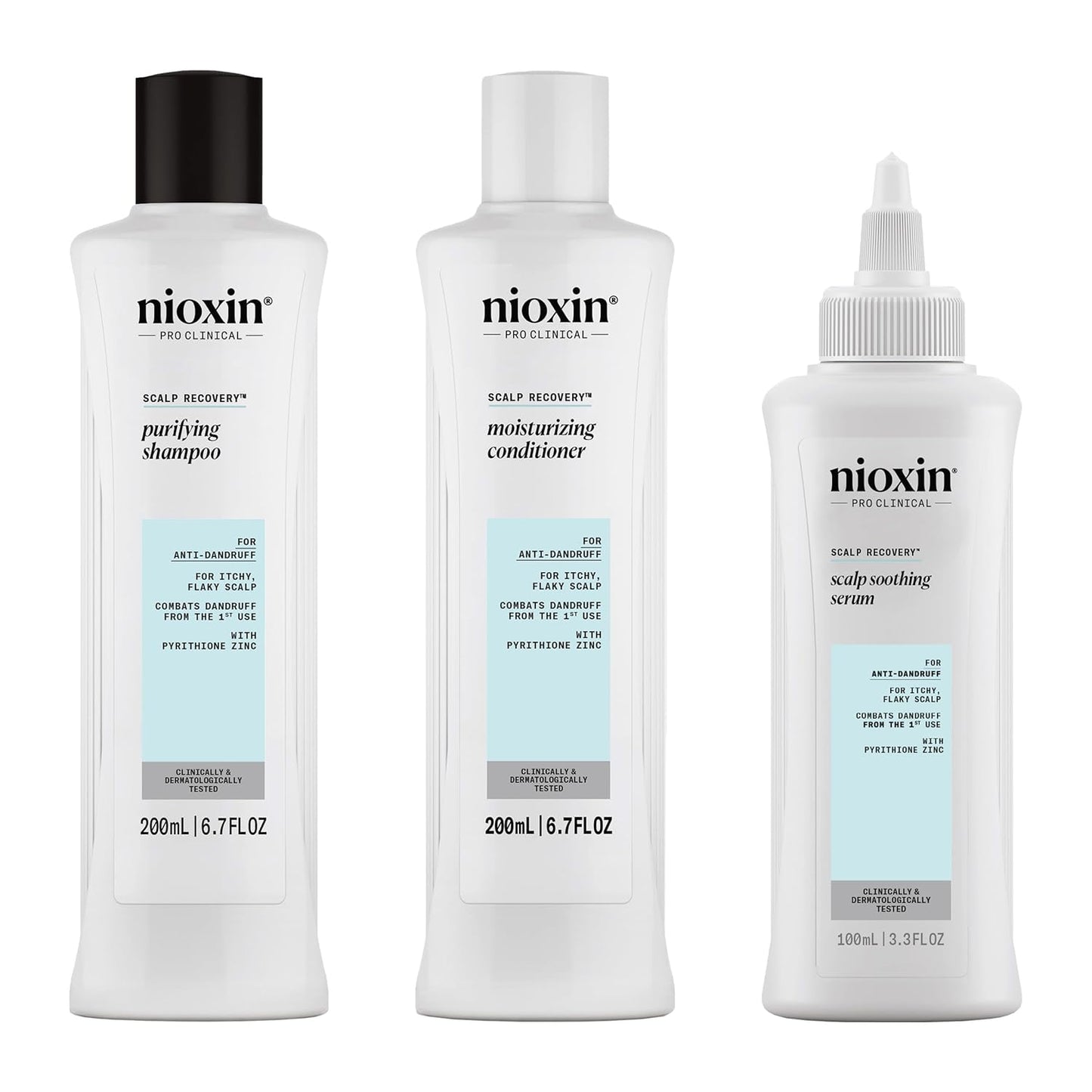Nioxin Scalp Recovery Anti-Dandruff System Kit for Flaky Scalp