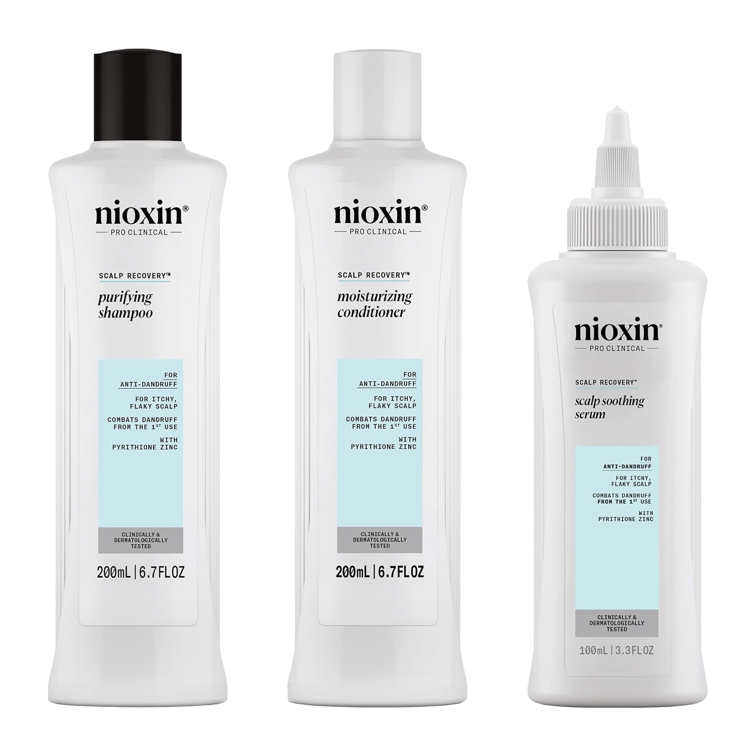 Nioxin Scalp Recovery Anti-Dandruff System Kit for Flaky Scalp