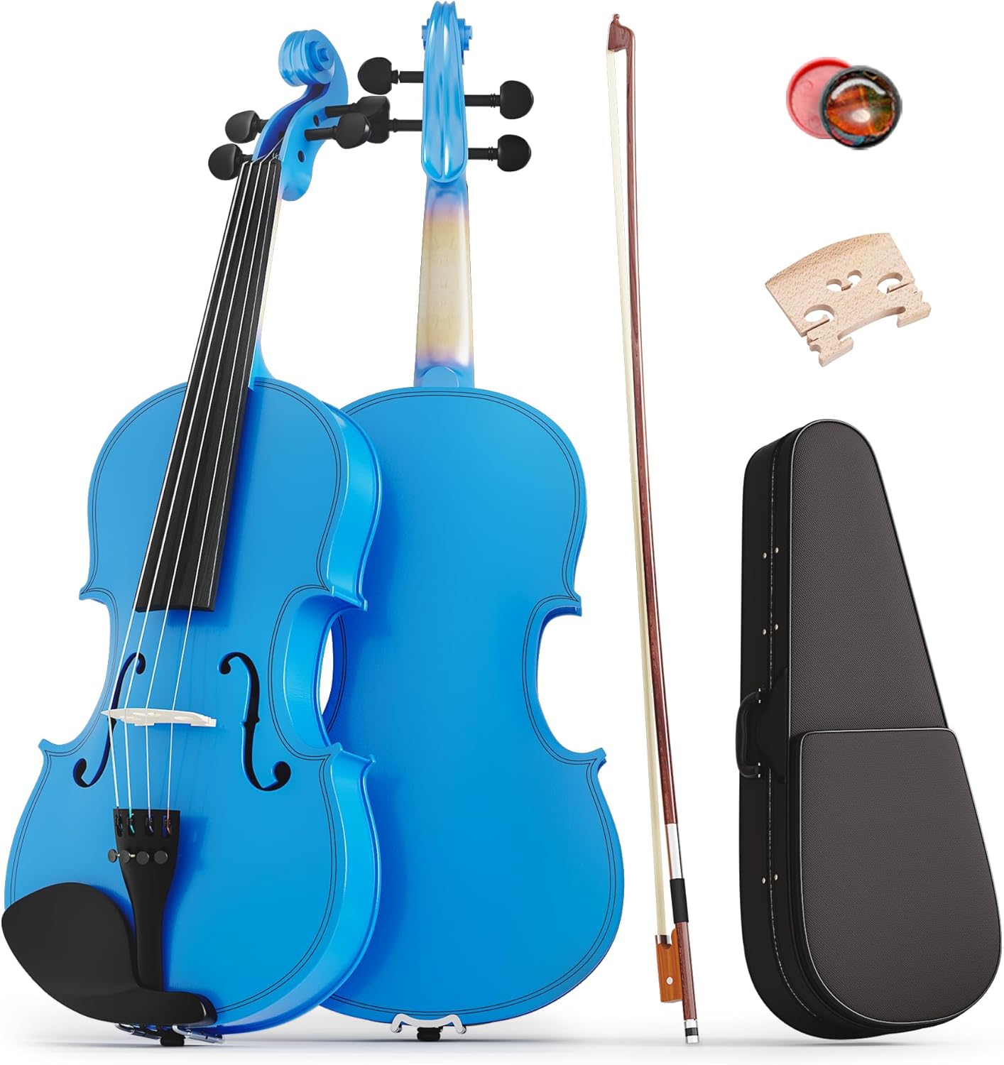 Beginner Violin 4/4 Full Size Fiddle Kit for Adults and Teens