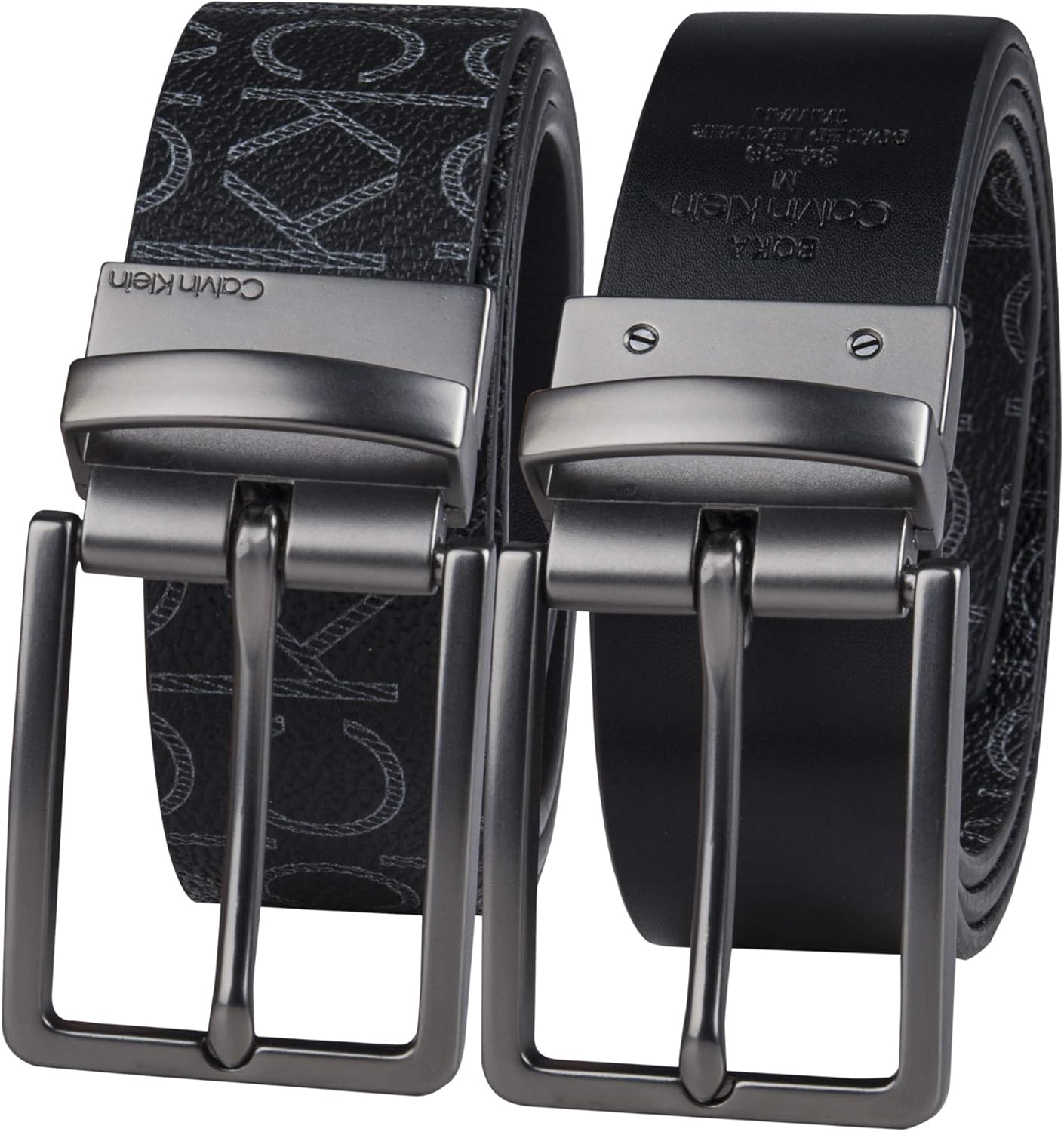 Calvin Klein Men's Reversible Buckle Casual Dress Belt for Style