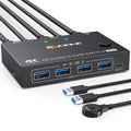 KVM Switch 2 Computers 1 Monitor Displayport - 4K@144Hz KVM