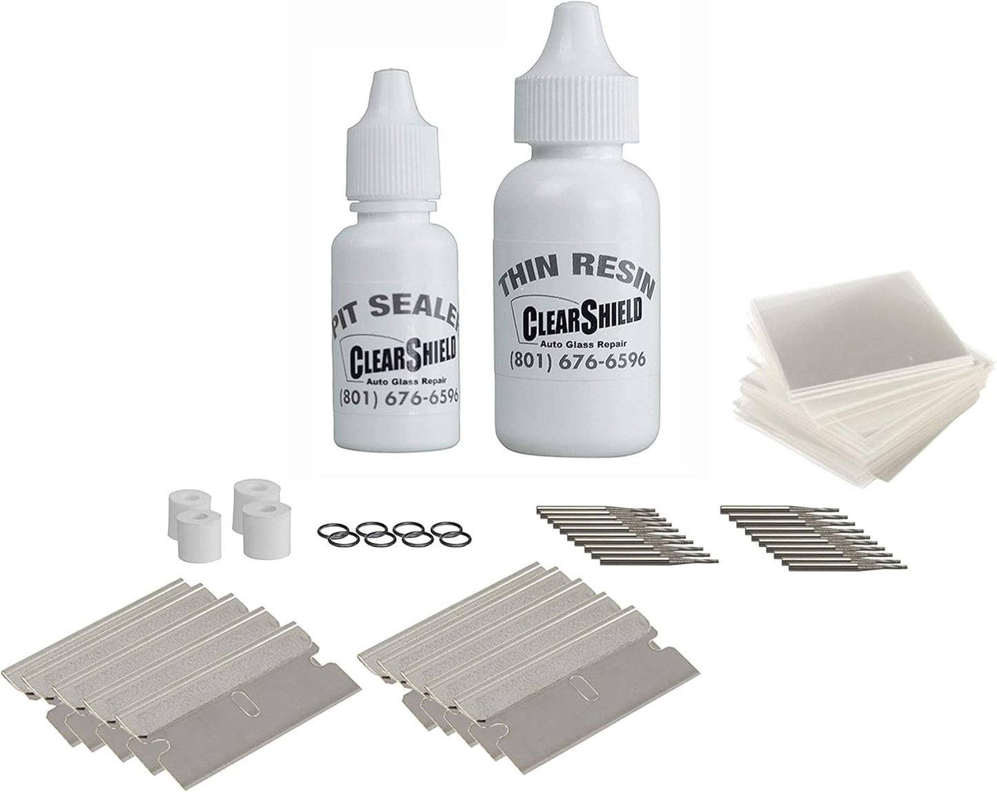 Clearshield Windshield Repair Kit for Cracks and Chips - Durable