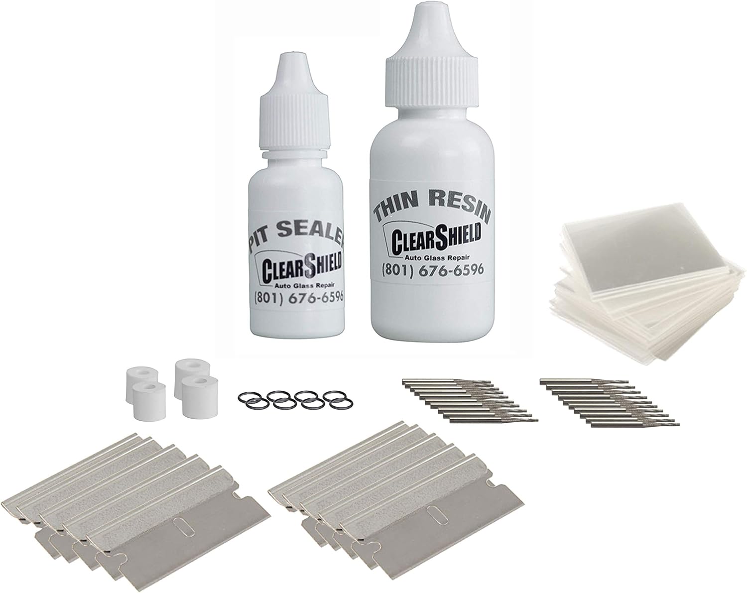 Clearshield Windshield Repair Kit for Cracks and Chips - Durable