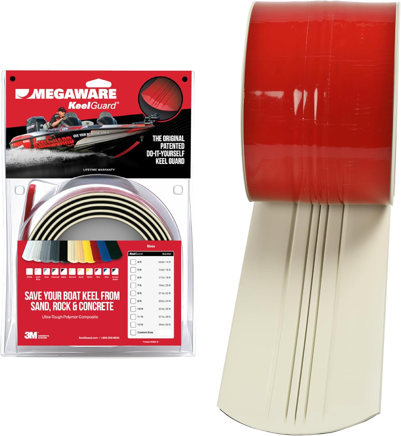 MEGAWARE KEELGUARD DIY Keel Guard for Boat Protection and Style