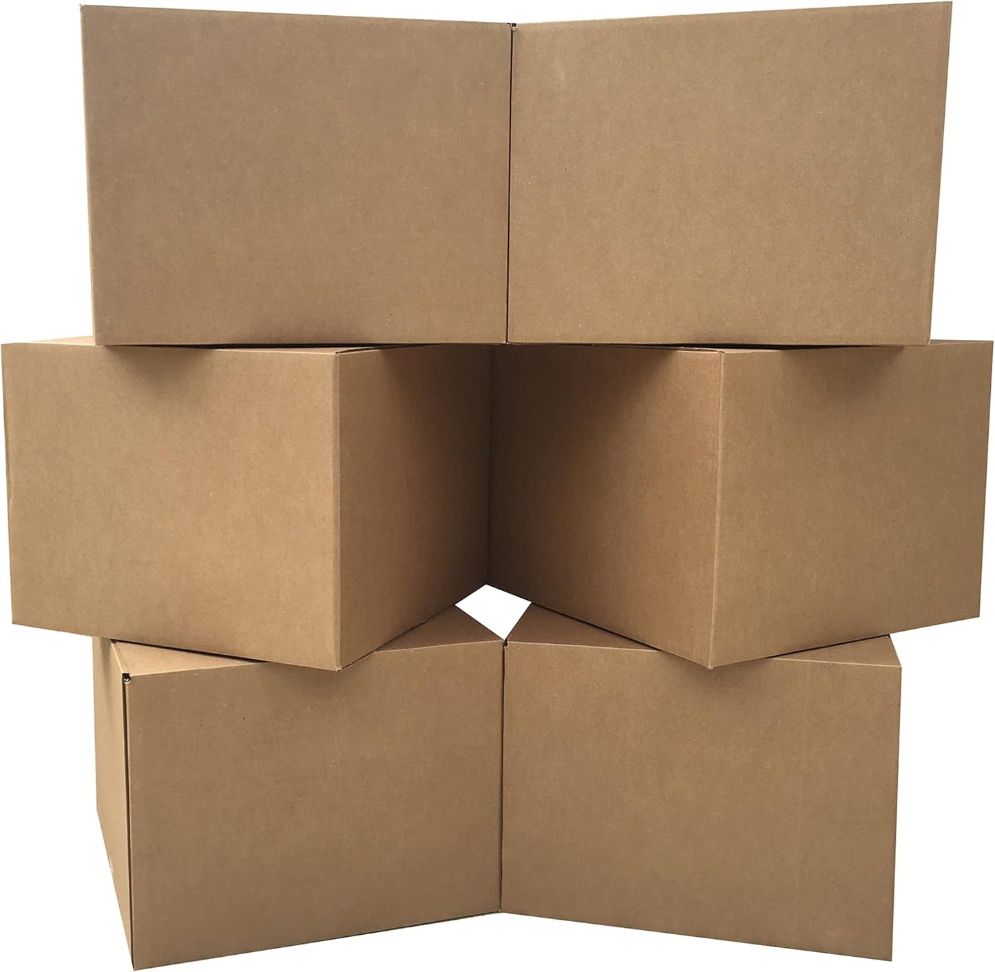 Large Moving Boxes 20 x 20 x 15 Pack of 6 for Easy Packing