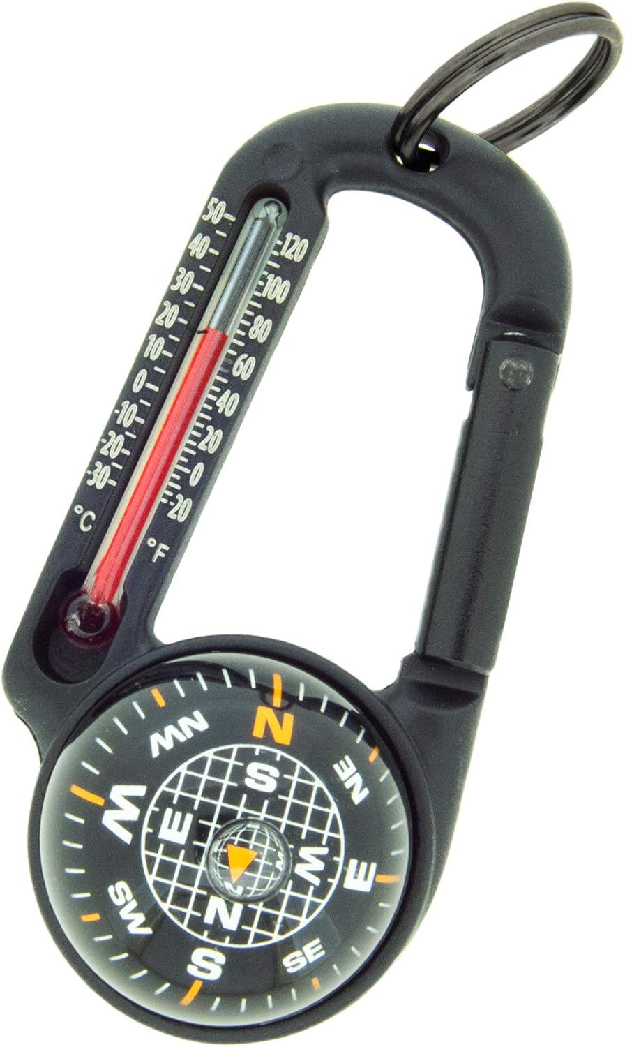 TempaComp: 2-in-1 Ball Compass & Thermometer | Hiking Essential