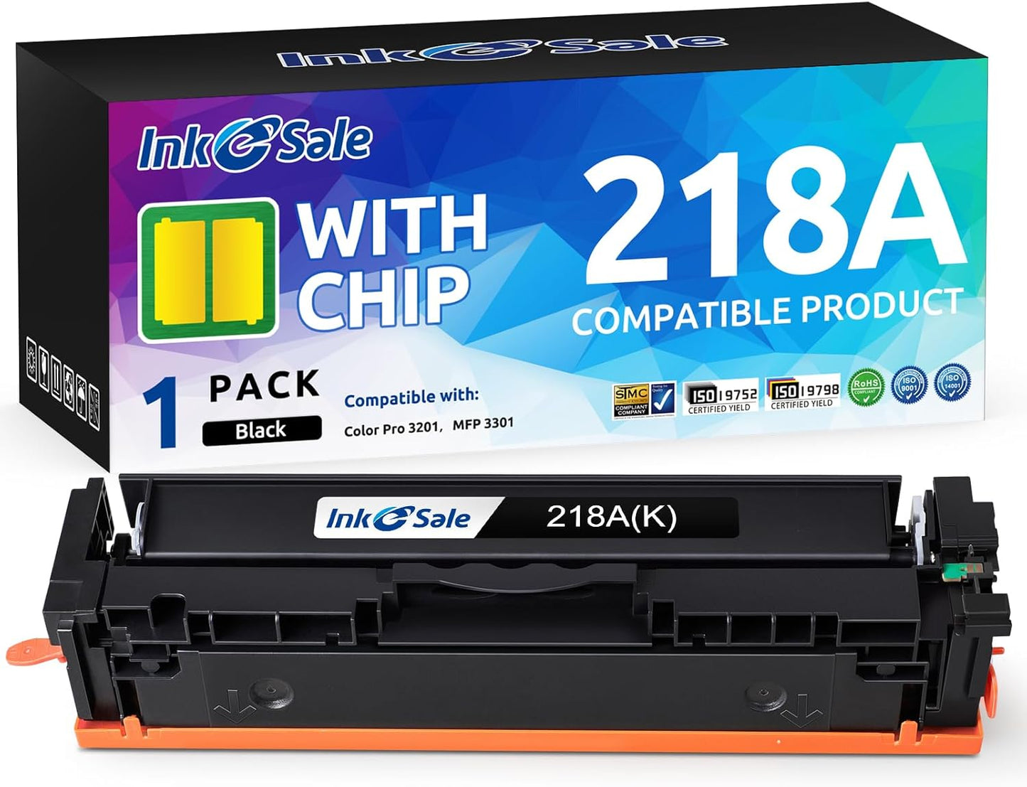 218A Toner Cartridge Black with Chip for HP Color Pro Series