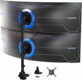 VIVO Dual Vertically Stacked Ultra-Wide Monitor Desk Mount