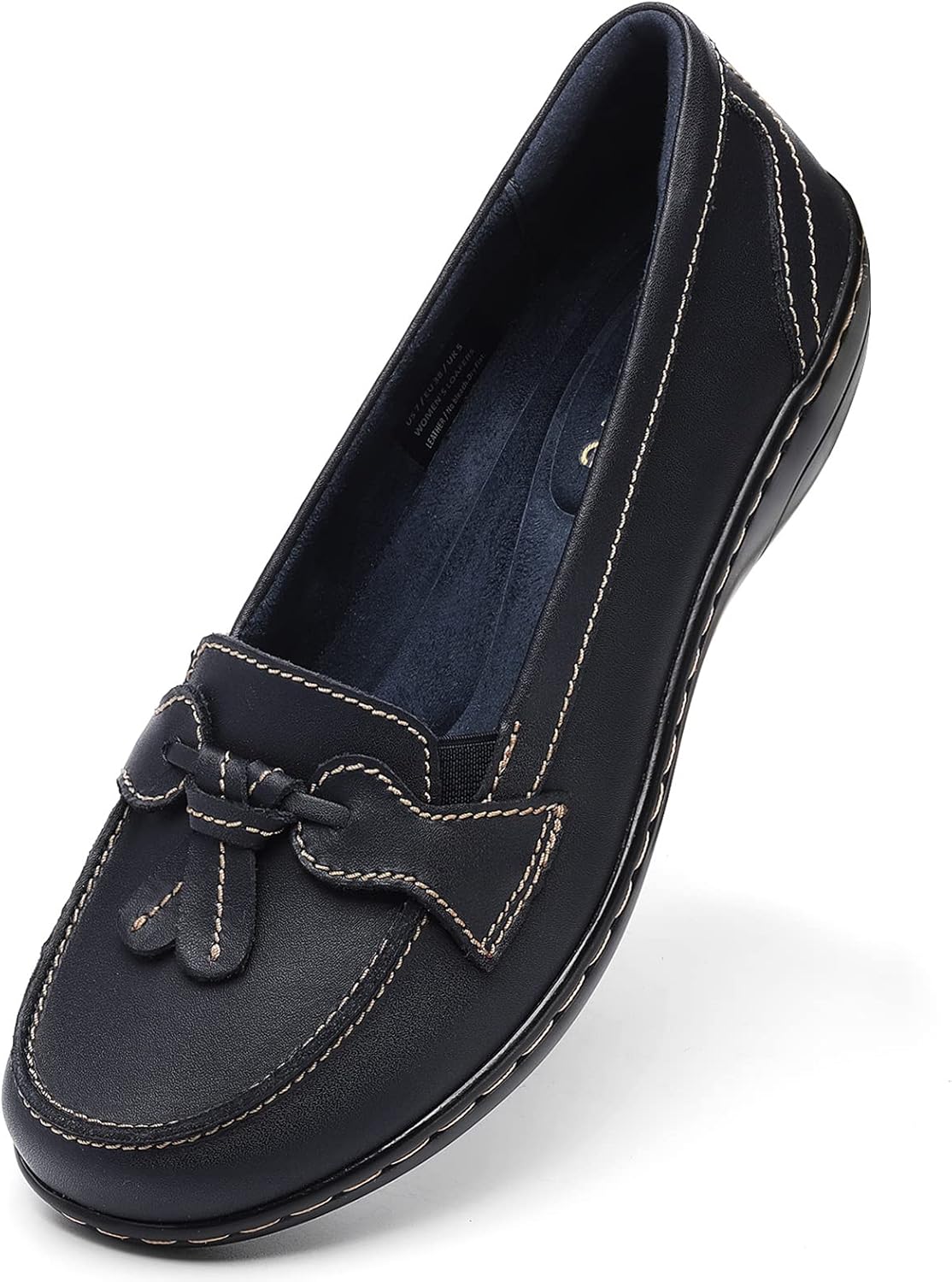 Artisure Women's Classic Comfort Leather Loafers for Everyday Use
