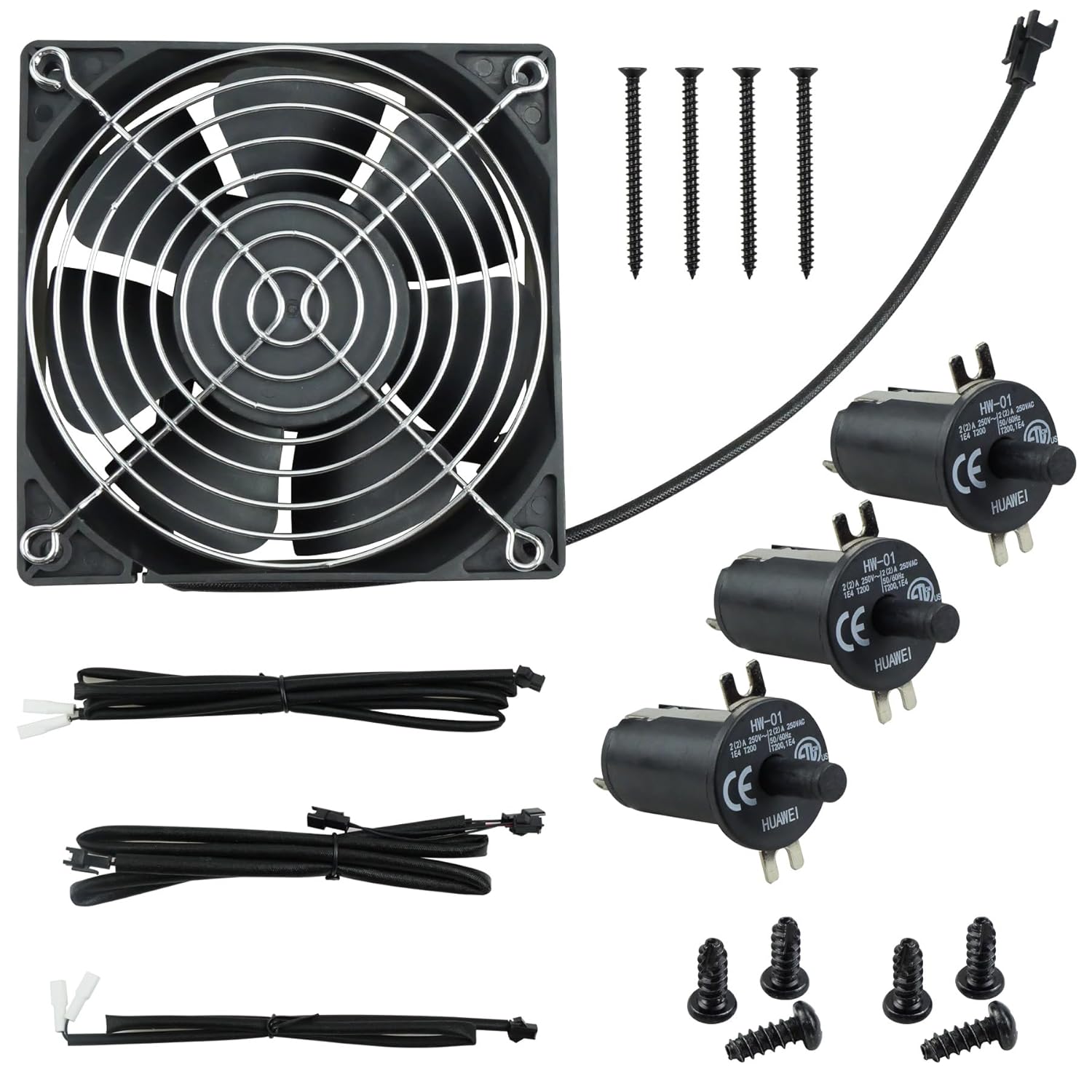 Replacement Fan and Lid Switch Kit for Masterbuilt Gravity Grills