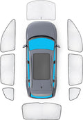 KMF 8pcs Thicken Full Window Sun Shades for VW Tiguan 2018-2023
