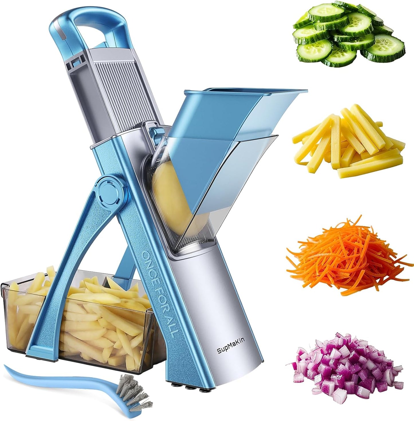 Upgrade Safe Mandoline Slicer Plus for Effortless Vegetable Prep