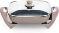 COOK WITH COLOR Electric Skillet - 12in Ceramic Nonstick Pan