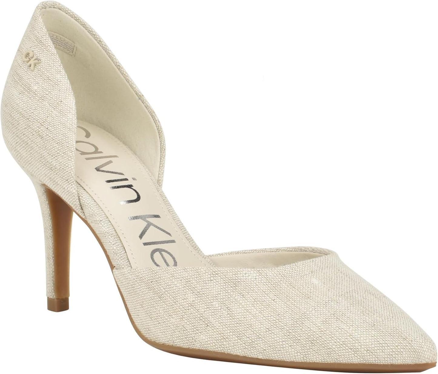 Calvin Klein Womens Gloria Dress Heels with Modern Block Heel