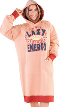 Oversized Hoodie Sweatshirt Dress for Women - Cozy Winter Sleepwear
