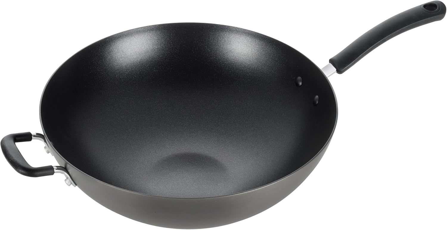 T-fal Ultimate Hard Anodized Nonstick Wok for Versatile Cooking