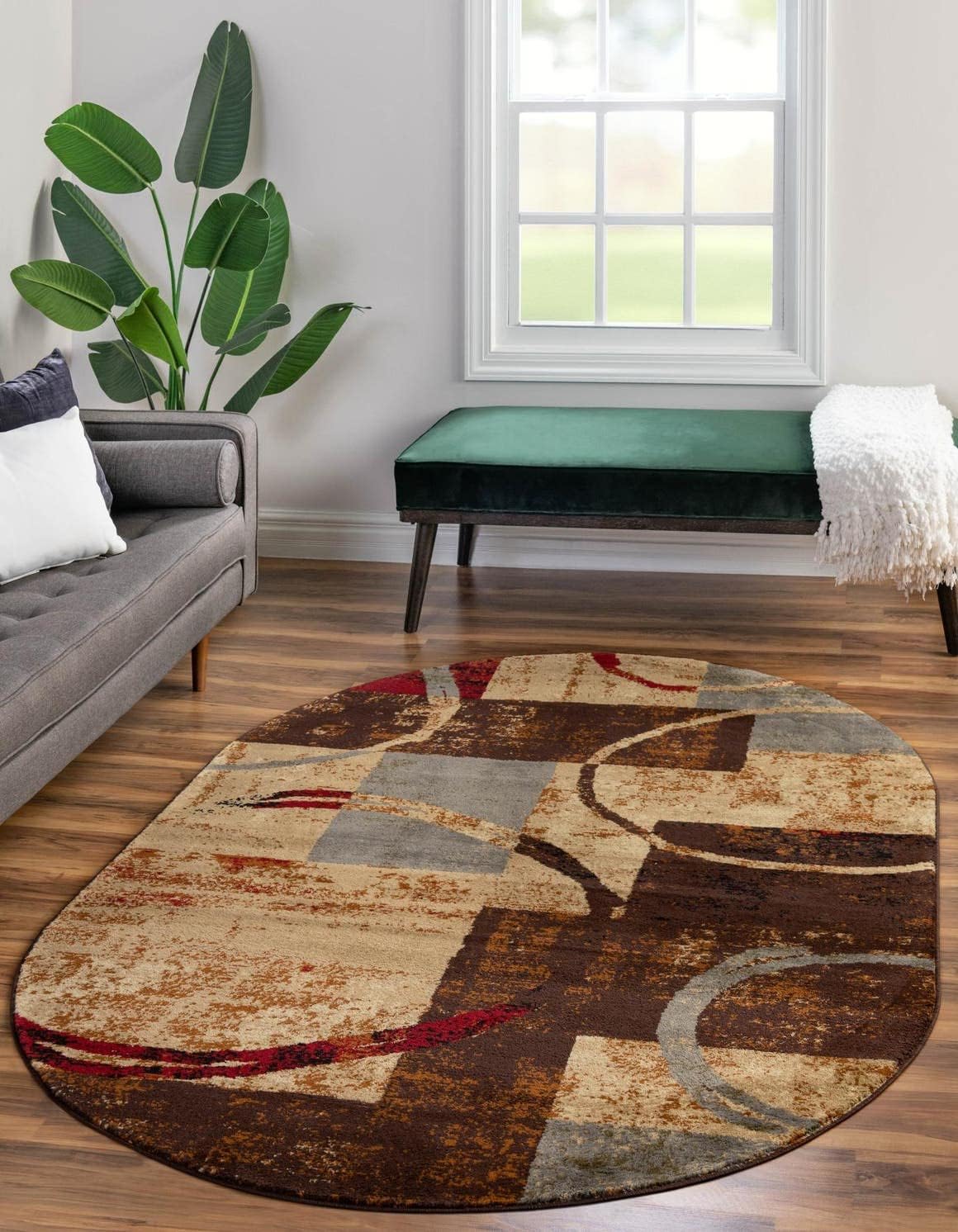 Unique Loom Barista Collection Area Rug - Kouillou for Style