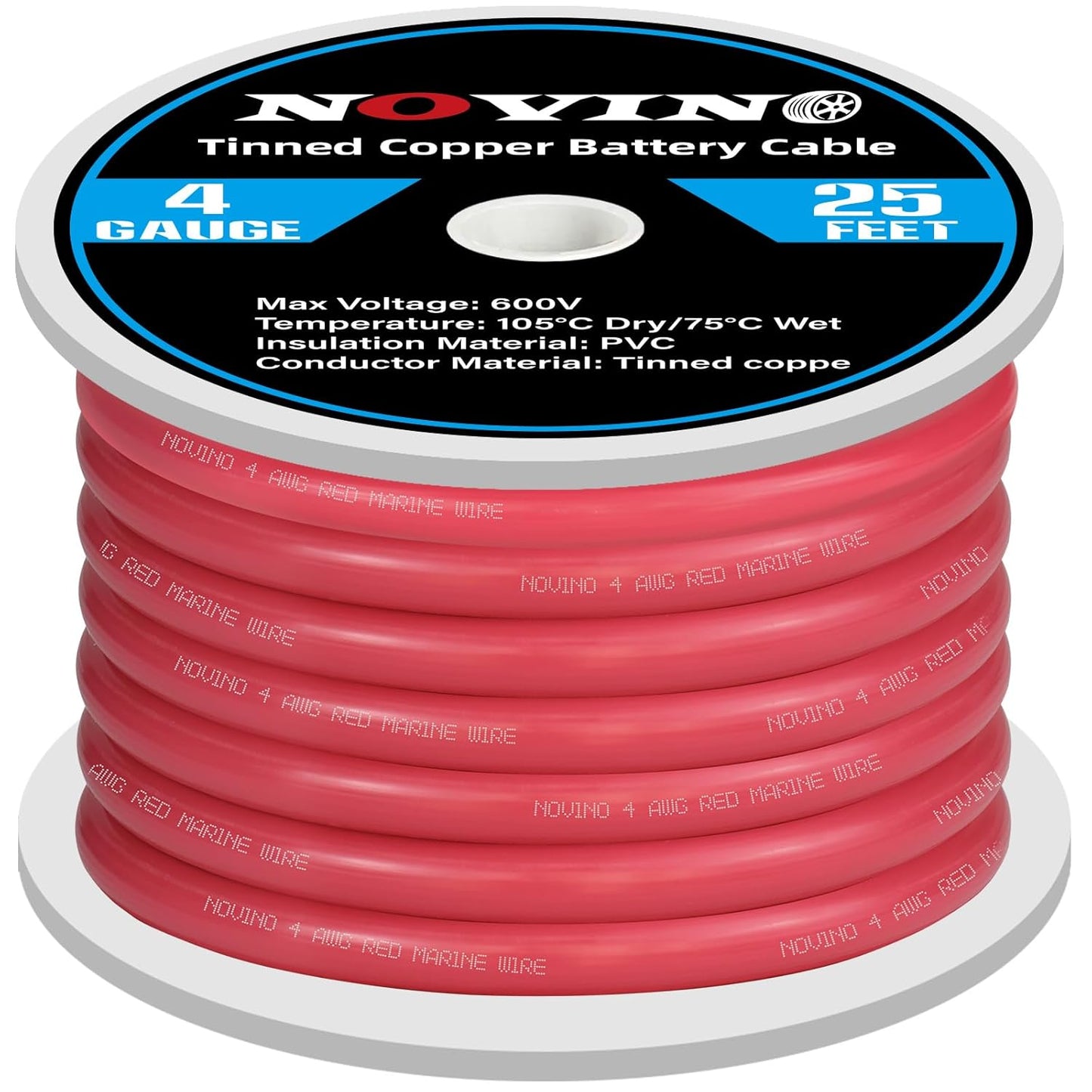 4 Gauge Marine Battery Cable for Boat Wiring and More