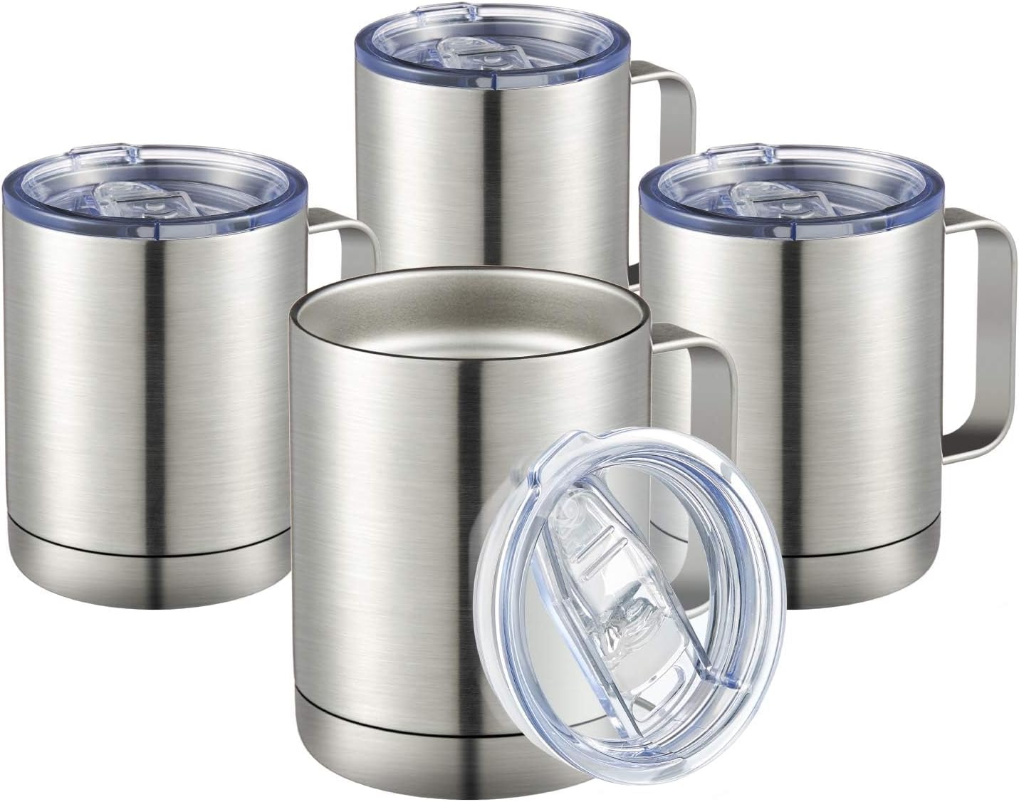 MEWAY 12oz Stainless Steel Insulated Travel Tumblers Set of 4