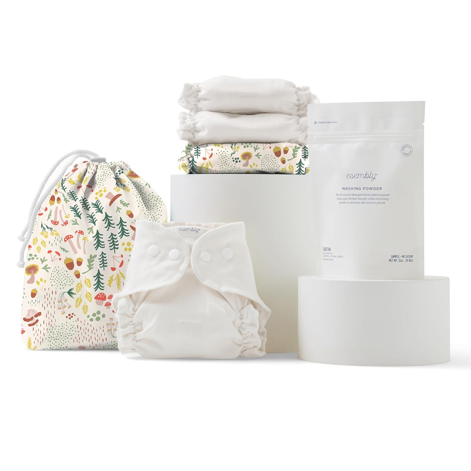 Esembly Try-It Kit for Cloth Diapering - Eco-Friendly Starter Set