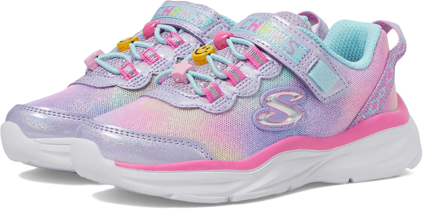 SKECHERS Kids Power Jams Sneakers with Friendship Bracelet Style