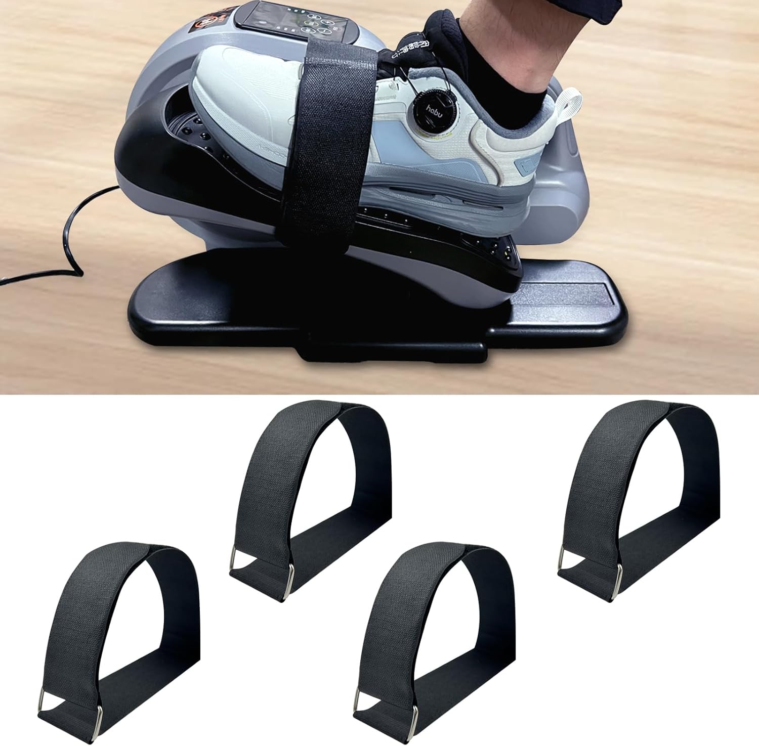 Ellipse Leg Exerciser w/ Pedal Straps - Senior Fitness Must-Have!
