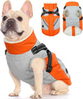 Dog Winter Jacket with Built-In Harness - Waterproof Warm Coat