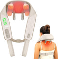 Cordless Neck Massager with Heat and Kneading - Deep Tissue Relief