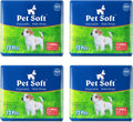 Pet Soft Disposable Male Dog Wraps XSmall - Puppy Diapers for Tiny