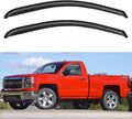 Window Visors Rain Guards for 2014-2019 Silverado/Sierra Regular Cab