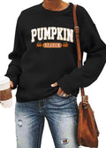Pumpkin Season Sweatshirt Fall Shirt - Cozy Embroidered Crewneck