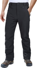 Outdoor Ventures Mens Lite Waterproof Windproof Fleece-Lined Ski Pants