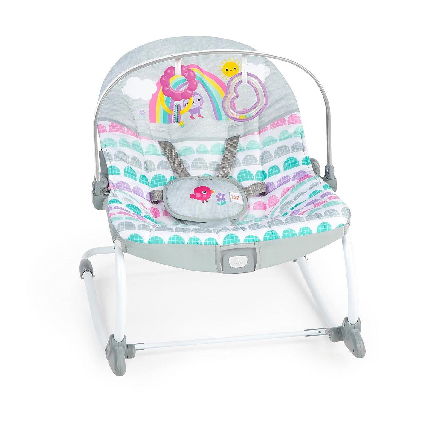 Rosy Rainbow Vibrating Rocker for Infants