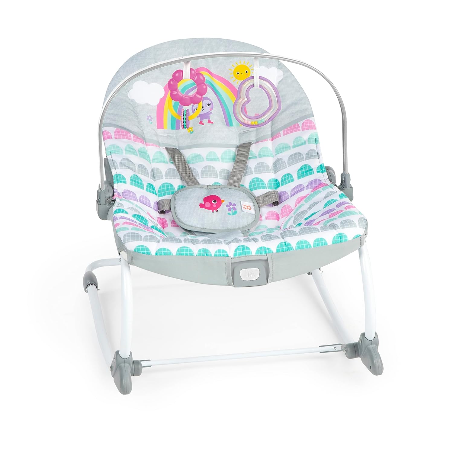 Rosy Rainbow Vibrating Rocker for Infants
