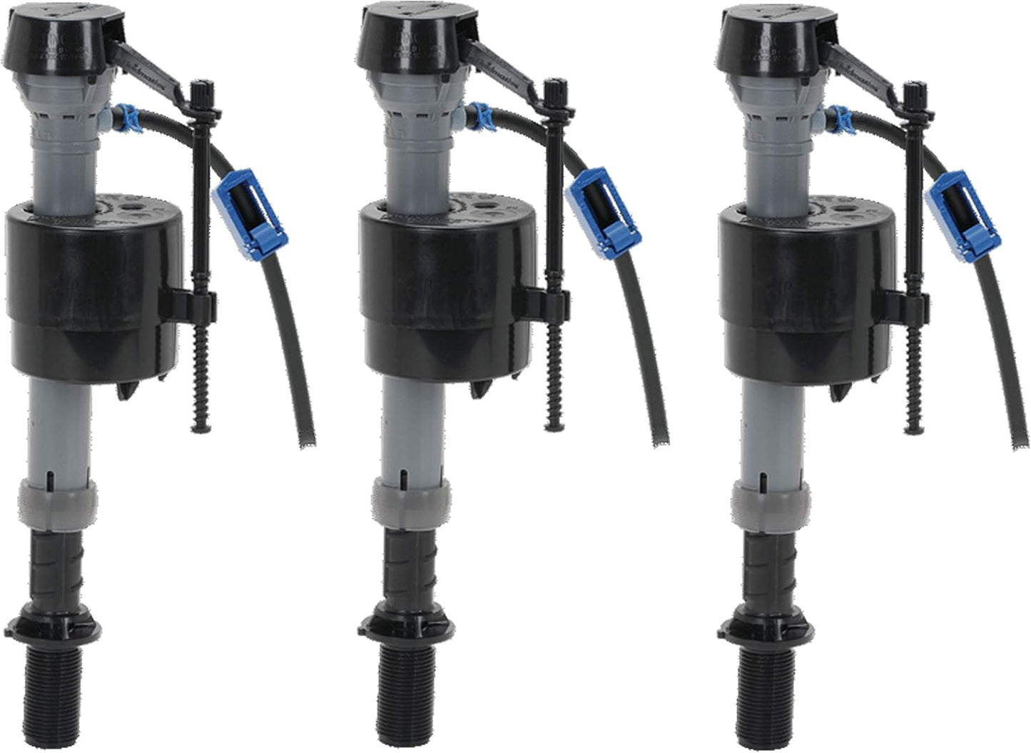 Fluidmaster 400A133 Premium Toilet Fill Valve - 3 Pack for Efficiency
