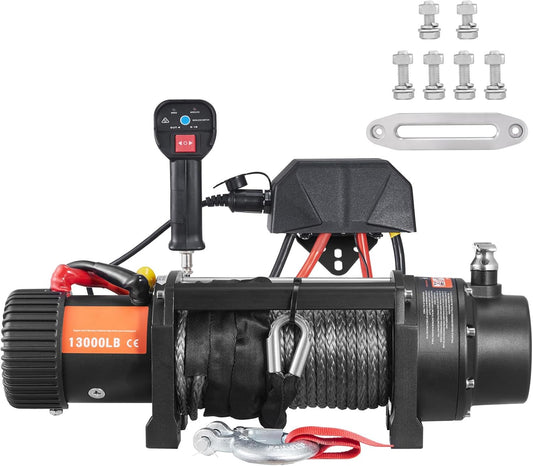 VEVOR Electric Winch 13000lb Load for Trucks and SUVs