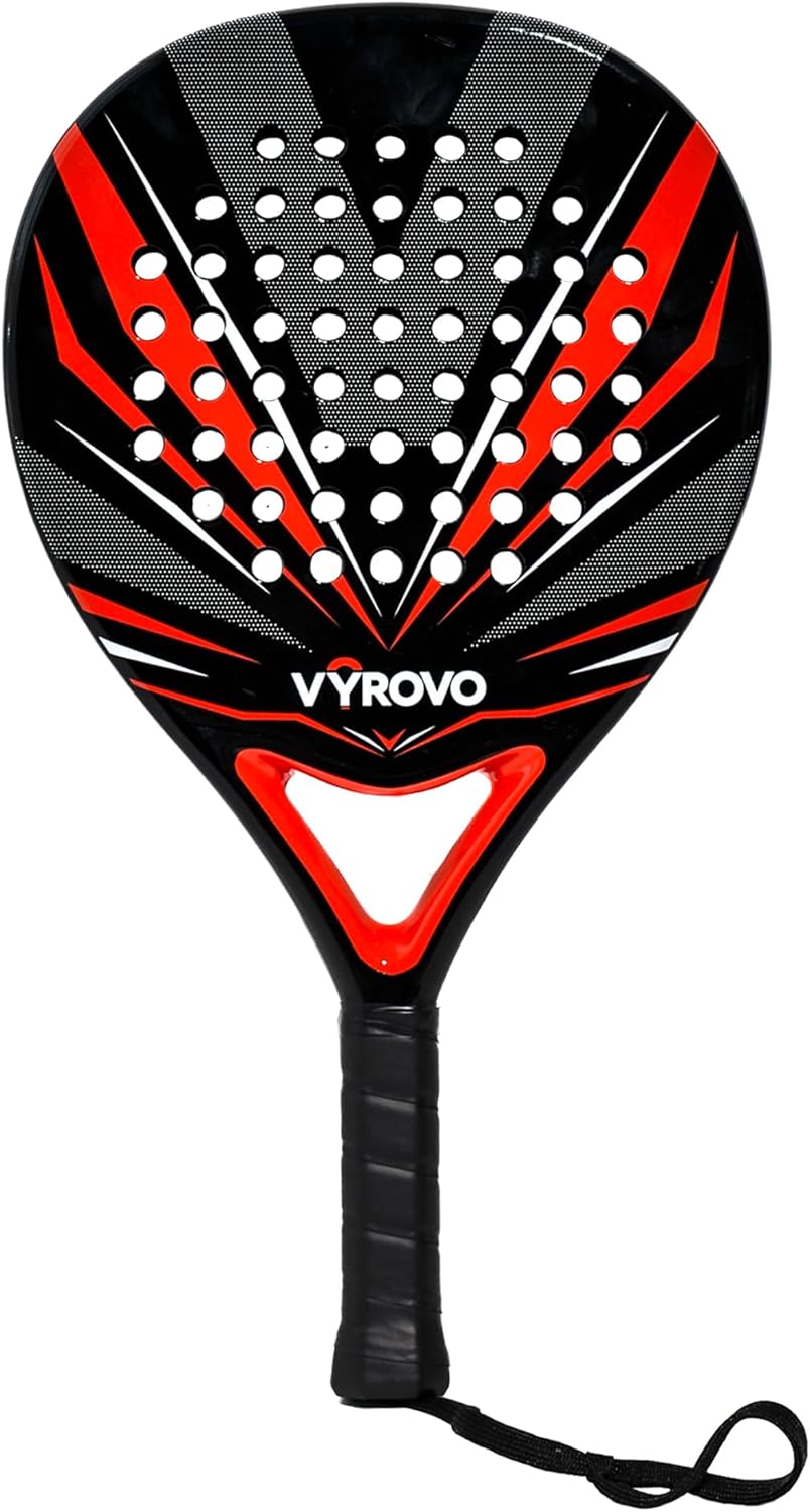 Carbon Halo Padel Racket | Carbon Fiber | Balanced Comfort & Power